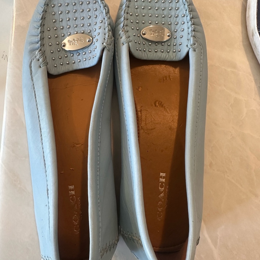 Coach Light Blue Women's Loafers